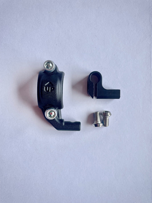 MixMaster Cura Cura 4 Right matte black clamp and screws (Shimano I-spec EV) FD40293-20