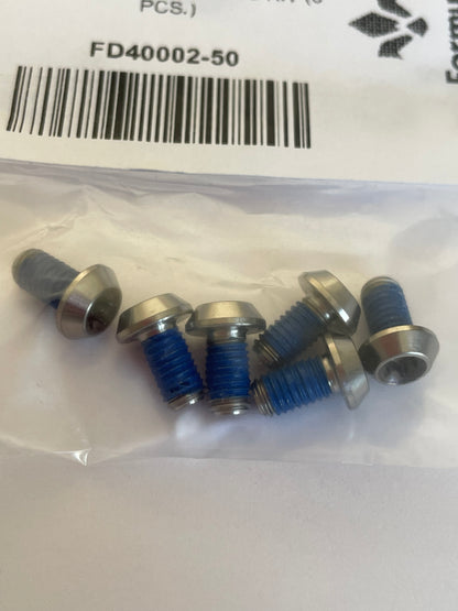 Titanium Rotor / Disc Bolts x6