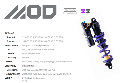 Formula MOD Shock - Yoke Mount Compatible