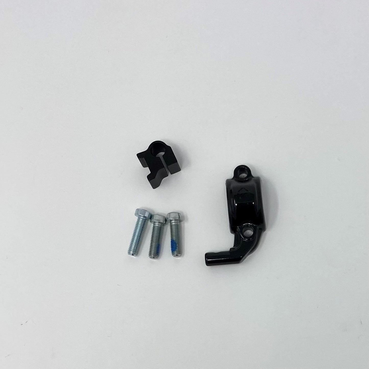 Sram Mixmaster Clamp Left Glossy Black clamp and screws - FD40236-20
