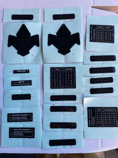 Selva Nero Stealth Decals / Stickers SB-A084-00