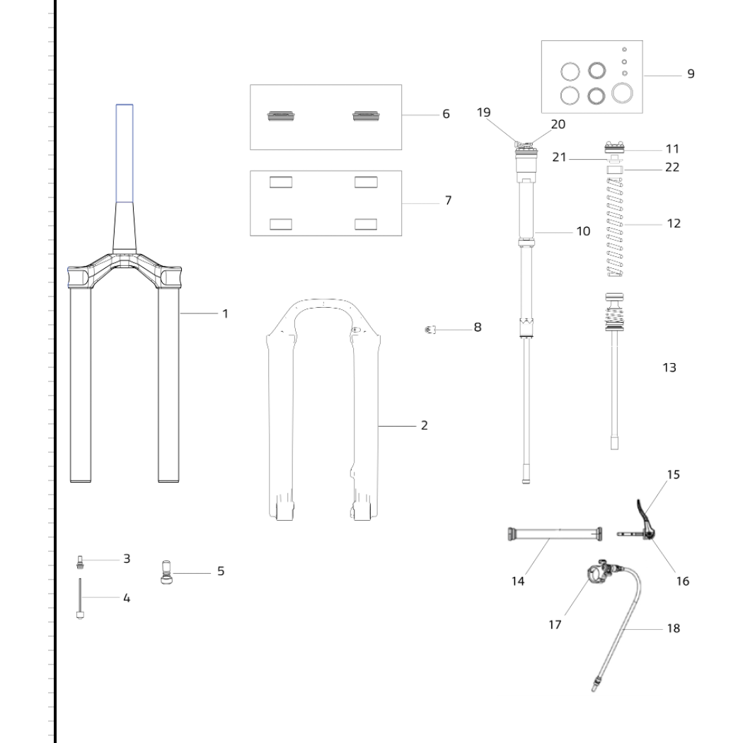 Selva Hydraulic Damper Cartridge Kit SB40140-00 - 27.5" and 29"