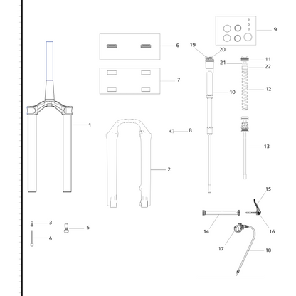 Selva Hydraulic Damper Cartridge Kit SB40140-00 - 27.5" and 29"