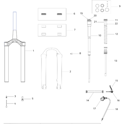 Selva Upgrade Kit R-S to Selva C 29 (160mm) SB40239-00