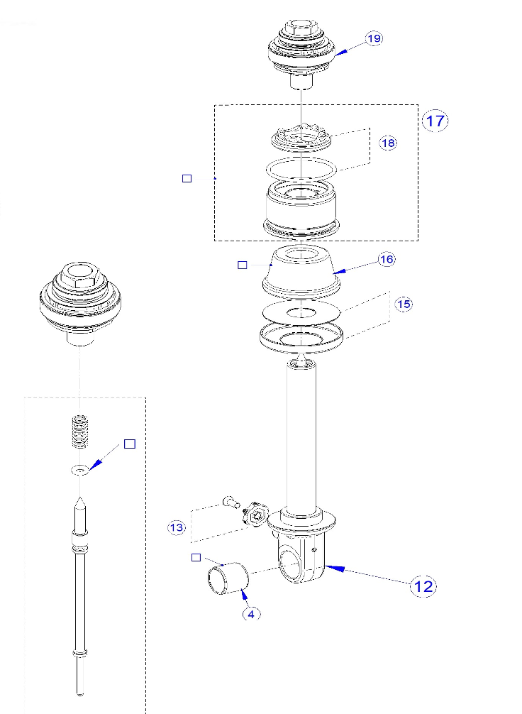 MOD Shock DU Kit - AM40014-00